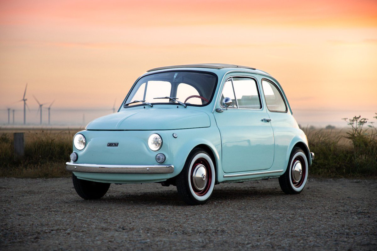 relik_ev's tweet photo. Our electric Fiat is now ready! Love how this has come out! #classiccars #fiat #evconversion #ev #Relik https://t.co/C44sJWHJly
