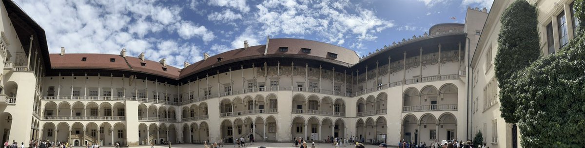 IGSphilosophy's tweet photo. Krakow walking tour this morning @Ilkleygrammar #TeamIGS #Krakow22 https://t.co/XTJKQ9Y2v7