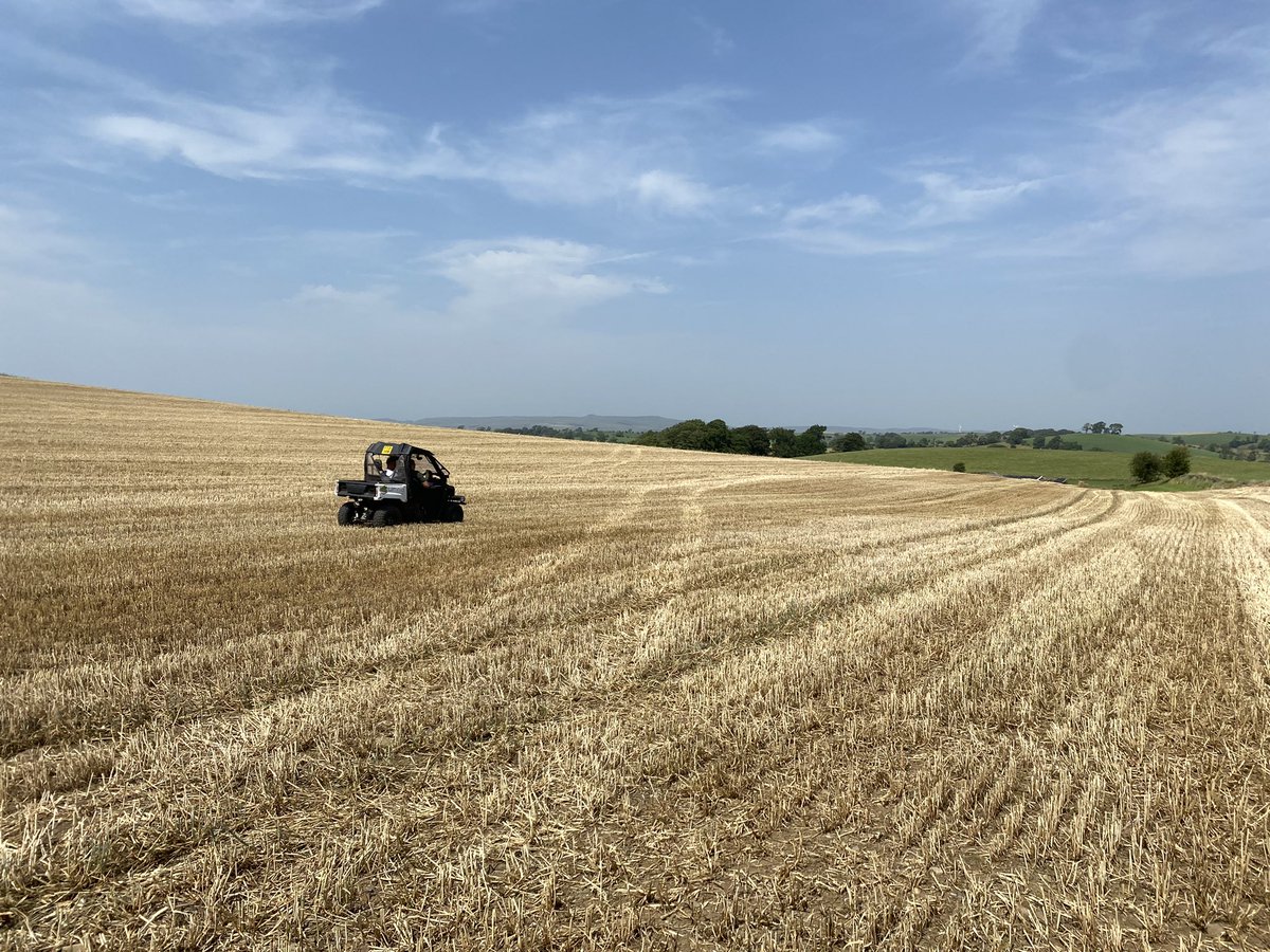 Terramap soil scanning today in the beautiful Trough of Bowland, no air con in the Pioneer but plenty of Calypo’s to cool the lads down.  Upto 45 layers of info available with the UK’s most accurate scanning service! <a href="/omniauk/">Omnia Digital Farming</a> @Hutchinsons_Ag <a href="/HLHNorthernTeam/">Hutchinsons Northern Team</a> #agronomy #precision