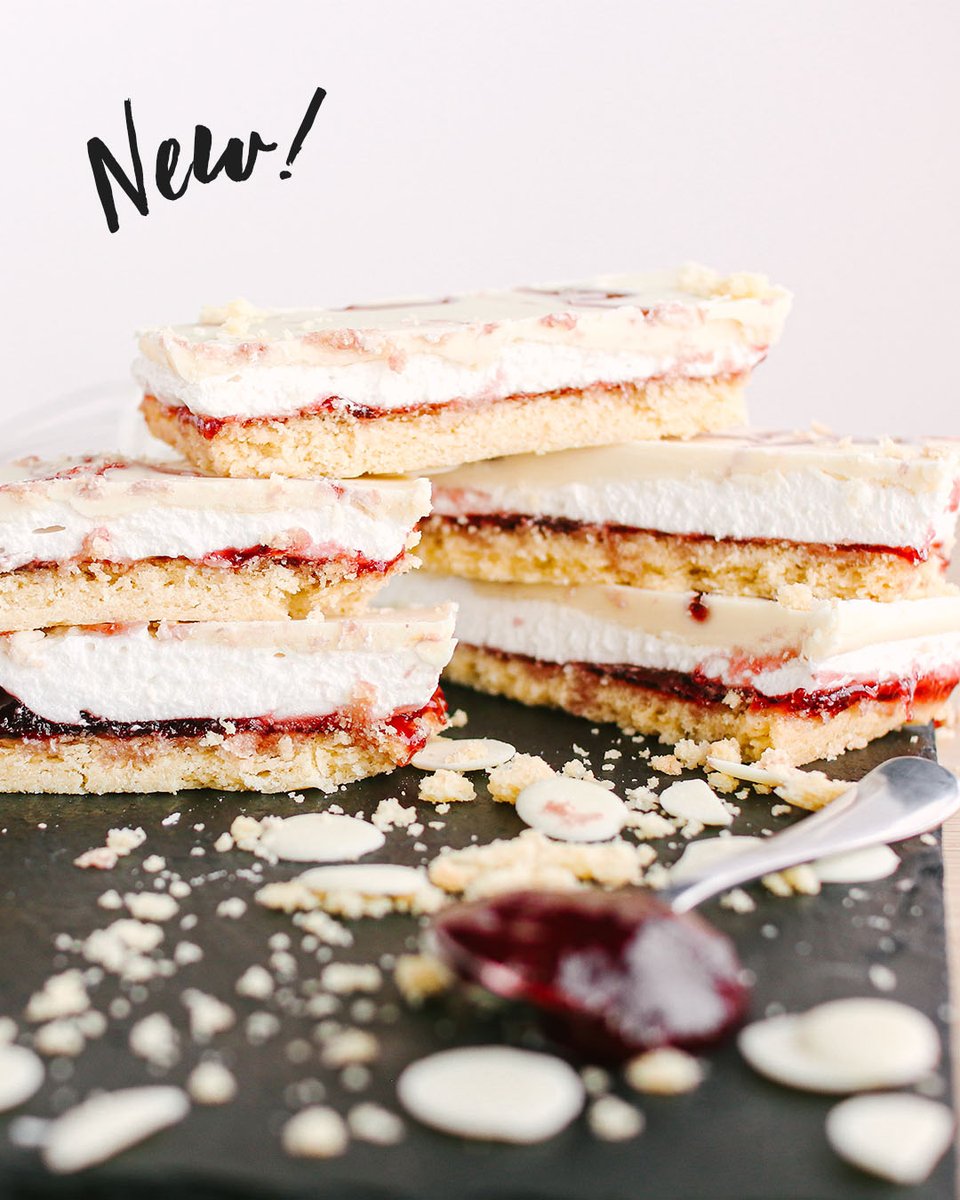 Irish butter delivers a superior flavour &amp; texture, which is why we use it throughout our artisan traybake range.

Taste the difference with our NEW Jammy Mallow Sharing Slice 🤍 Available in stores from today!

#NEW #newproduct #artisan #bakery #madetoshare #treatyourself
