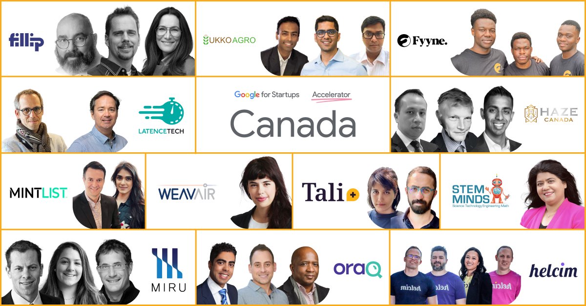sabrina geremia (@sabrinageremia) on Twitter photo We just announced the 12 startups🚀 selected for the 2022 <a href="/GoogleStartups/">Google for Startups</a> Accelerator Canada. 🇨🇦 Startups continue to be a big contributor to our growing tech ecosystem and we can’t wait to work together to help accelerate their next phase of growth. We just announced the 12 startups🚀 selected for the 2022 <a href="/GoogleStartups/">Google for Startups</a> Accelerator Canada. 🇨🇦 Startups continue to be a big contributor to our growing tech ecosystem and we can’t wait to work together to help accelerate their next phase of growth.