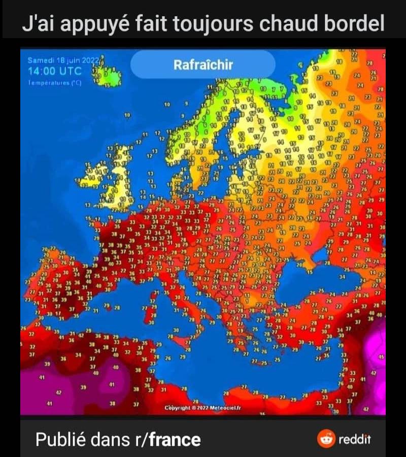ComplotsFaciles's tweet photo. #canicule, ON NOUS MENT !!!! #NousSachons https://t.co/aRE7rXvSnM