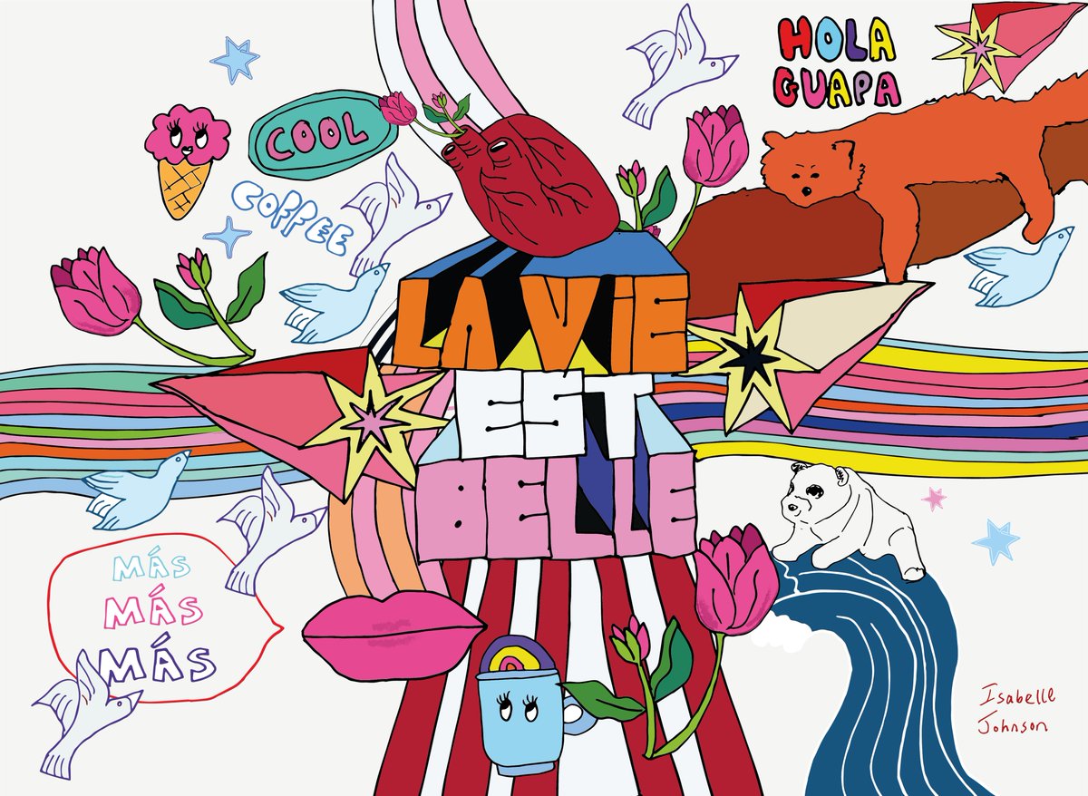 isabellelj1's tweet image. Flexing my illustration muscles ✏