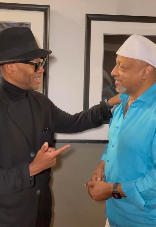 This encounter with Jimmy Jam
was 40 years in the making…we have been fans of each other‘s work and this was our first time getting a chance to meet face-to-face! I’m honored! 
#feltonpilate #jimmyjam #iconic #JanetJackson #BoyzIIMen #usher #mariahcarey #more #DesiraeLBensonPR