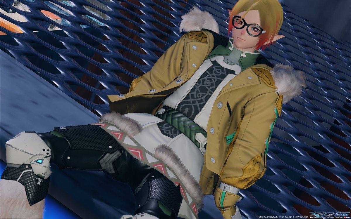 kawane_kiiro's tweet photo. Eyes got! Only left the camo now!
Finally I feel confident enough to post closeups of him 😭💛
#PSO2NGS #PSO2NGS_SS #PSO2NGS_NPC
#メンテの日なのでssを貼る https://t.co/bNESiYTshM