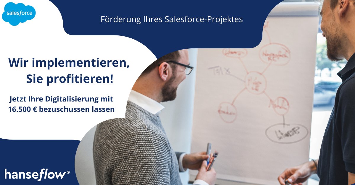 Did you go-digital? Lasst euer #Salesforce Digitalisierungsprojekt mit bis zu 16.500€ fördern und stellt euch gemeinsam mit uns den wachsenden Herausforderungen einer digitalen Welt 🤩 
Wie das abläuft, könnt ihr hier nachlesen 👇
ow.ly/Ctnz50JZ6q7

#digitalisierung #crm