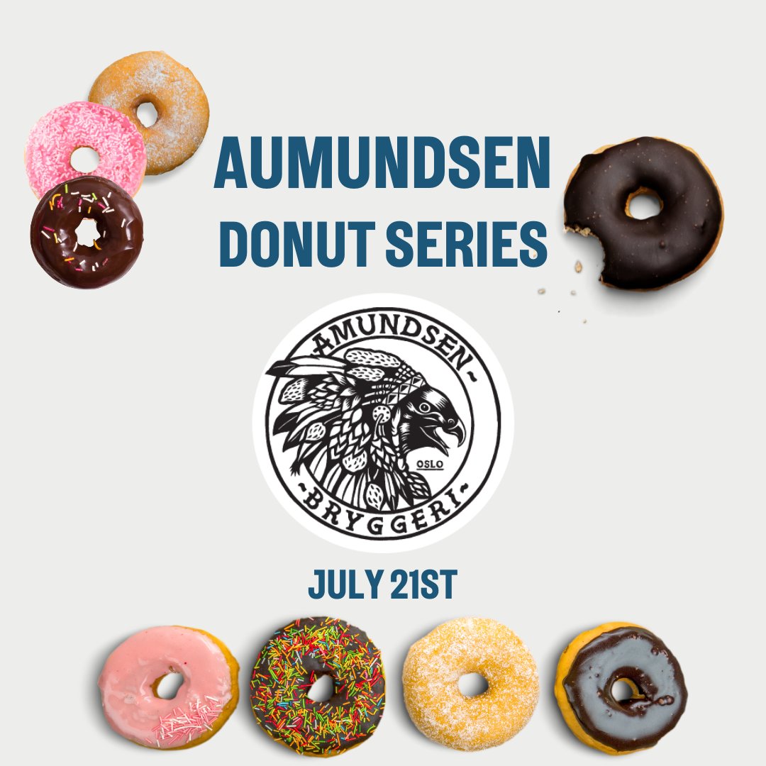 Something sweet is coming!

Pouring this thursday is our new showcase with <a href="/amundsenbrewery/">AMUNDSEN BREWERY</a>

Four epic donut inspired beers on draft including sickening sweet imperial pastry stouts and thick pastry sours!
#brewdog #brewdogexeter #showcase #amundsenbrewery #donut
