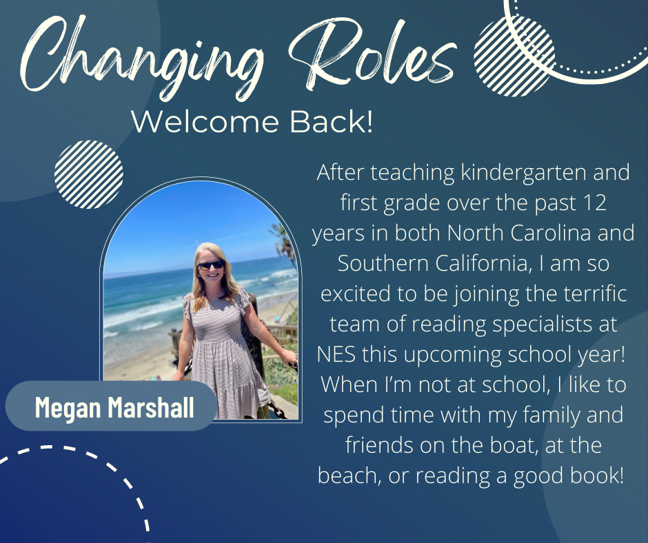 Welcome back in a new role! <a href="/NESHawks/">Newport Elementary School</a>