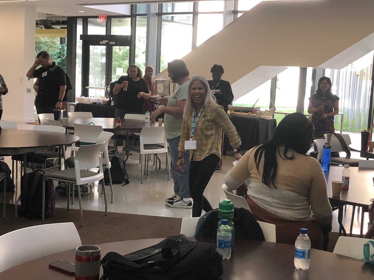 annacpyles's tweet photo. Day 2 of #CSforCLE started with a rock, paper, scissors competition. It’s all fun and games over here. Seriously. @OSLN #CSforOH Please note that incredible victory smile from Vivian!! https://t.co/4ZbyBgbgqp