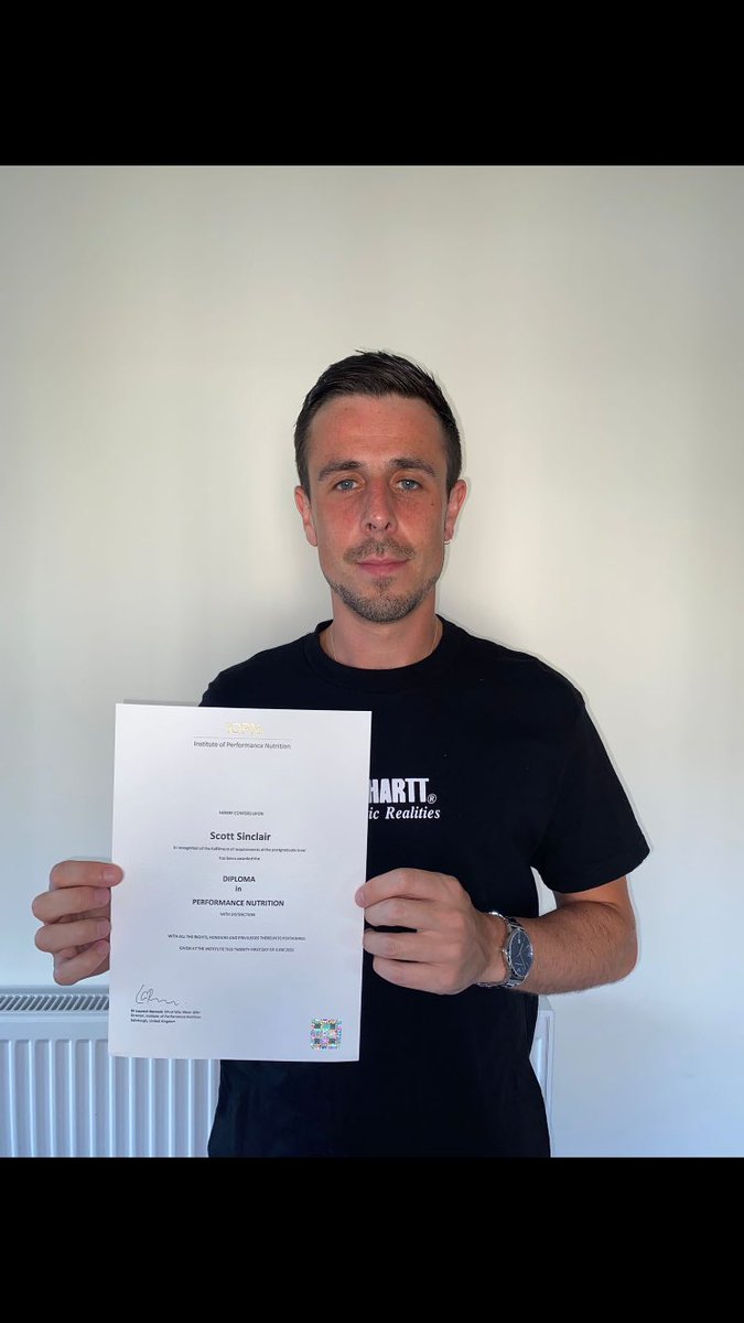 Turning into a Jack of all trades! Delighted to complete my Performance Nutrition course with @TheIOPN. Would recommend this course to anyone interested in developing there nutrition skill set within the field of sport/performance science @TL_DanceScience