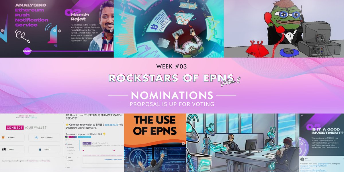 PushChain's tweet photo. 3/ Here comes our next governance proposal with new Rockstar nominations 💫

Make sure to vote for our Week 3 nominations via Push Governance voting 🏛️
🗳️Vote now at: https://t.co/cnMUY49gzH

Nominated candidates:
🧑🏻‍🎤 @Crypto4you__
👩🏼‍🎤 @AlokSK9
👨‍🎤 @ZoomerOracle
👨🏽‍🎤 @raydhack https://t.co/xtoMPJcfHt