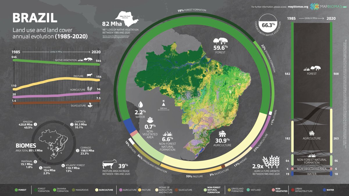 FBaddache's tweet photo. Can you count up to 18 in less than ONE second?
EVERY SECOND, #Amazoniaforest is losing 18 trees ๐
75% over the decade before. #Agriculture #livestock responsible for 97% of #deforestation
๐https://t.co/41eBFl5Zvm
๐Time to revisit #ESG #zerodeforestation commitments! ๐ ๐ ๐ https://t.co/cqZq64IgB9
