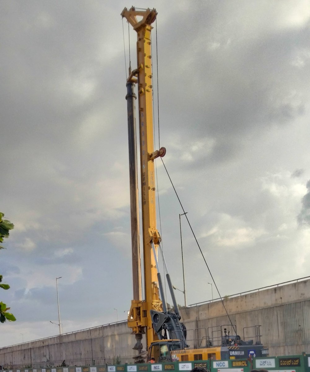 iam_complan_boy's tweet photo. One More Heavy Machinery Out Of 9 Added To #NammaMetro Phase 2B Near Hunasamaaranahalli

Still 8 More Like These To Come, Which Will Be Deployed Between #Hebbal to #KIA 

#NCC Is Doing Good Progress Especially From Yelahanka Towards #KIA

#Bengaluru https://t.co/Xdf1qrFfmX