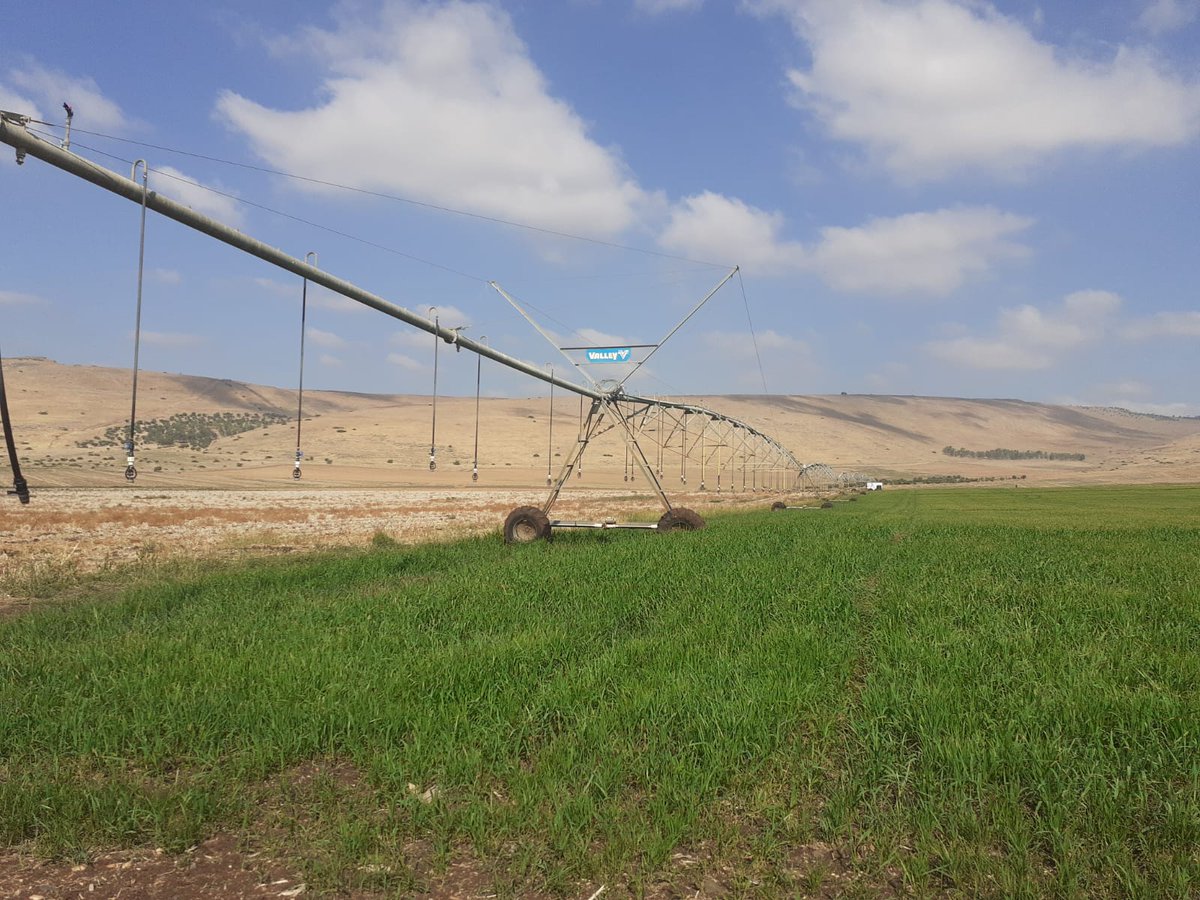DrGreenRoof's tweet photo. Day 2 of my @NuffieldFarming trip to Israel. I've been to the very North of the country and now travel down to the southern desert tomorrow via Jerusalem tonight. Lots of treated wastewater seen already, such a no brainer for the UK to adopt more widely #Nuffield22 #shalom https://t.co/ATJ8K8F0t9