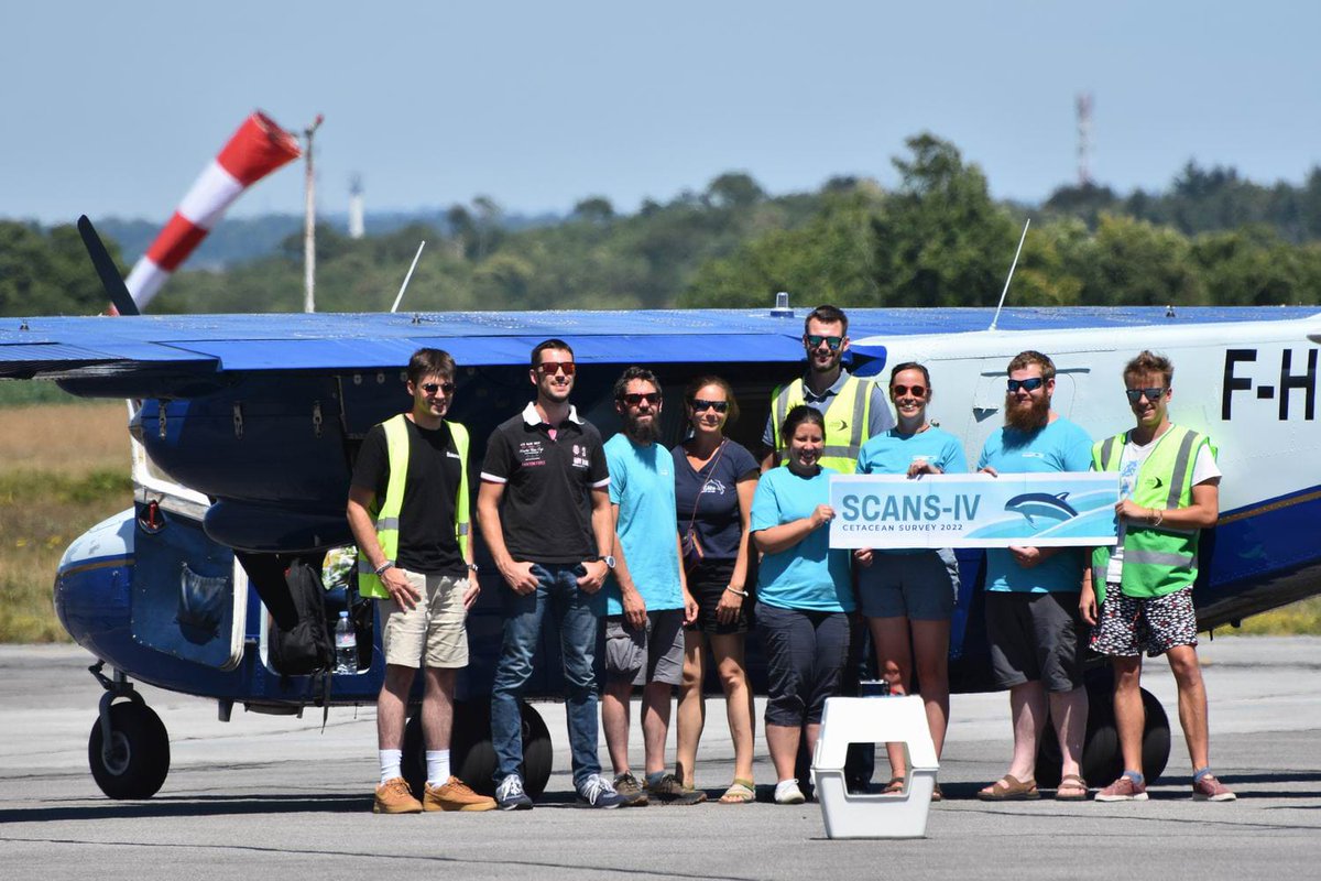 👏La campagne de survols <a href="/scans_4/">SCANS-IV</a> pour le suivi des cétacés dans les eaux atlantiques européennes a débuté le 27 juin.

Parmi les 8 avions mobilisés de la Norvège au sud de l'Espagne, 2 équipes de l'Observatoire Pelagis couvrent les eaux françaises et adjacentes !