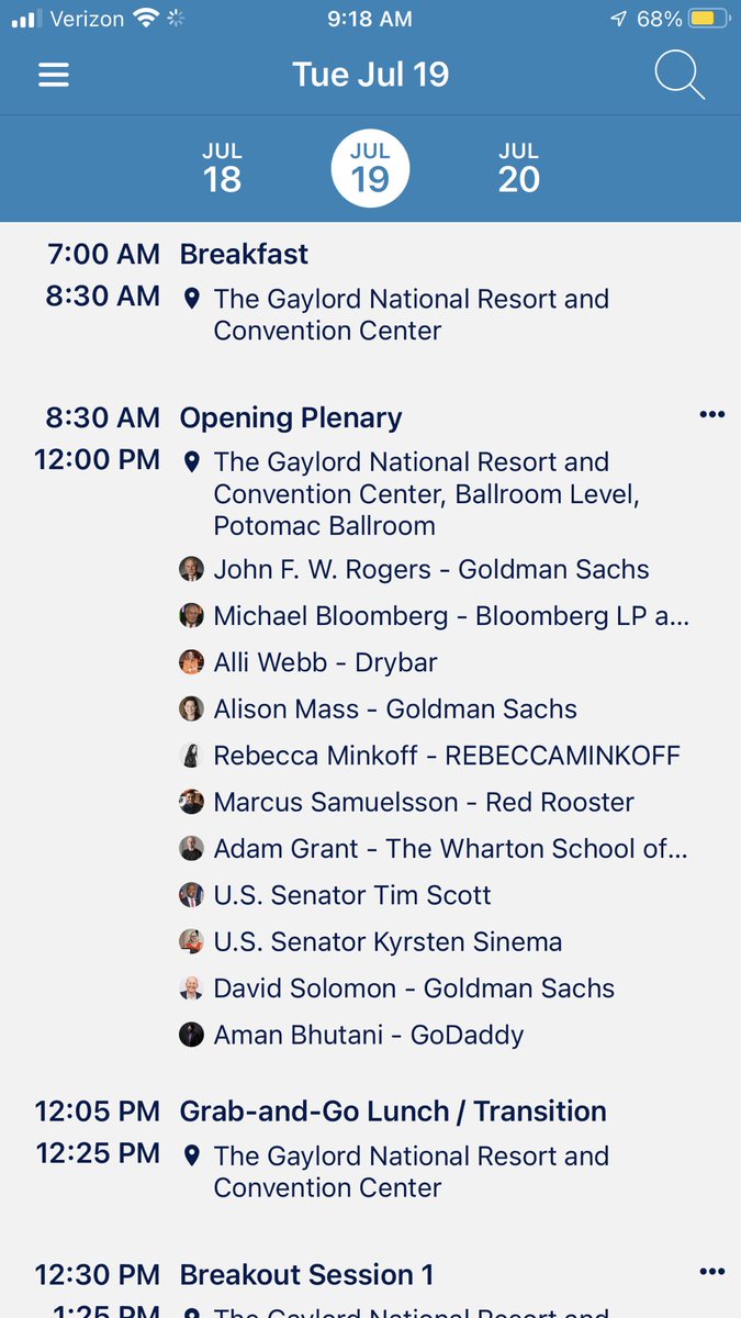 JNobleMalcolm's tweet photo. Amazing start to the Goldman Sachs 10,000 Small Business Summit! Over 2500 small businesses here in DC! #makeBIGhappen https://t.co/cj0f9daWxj