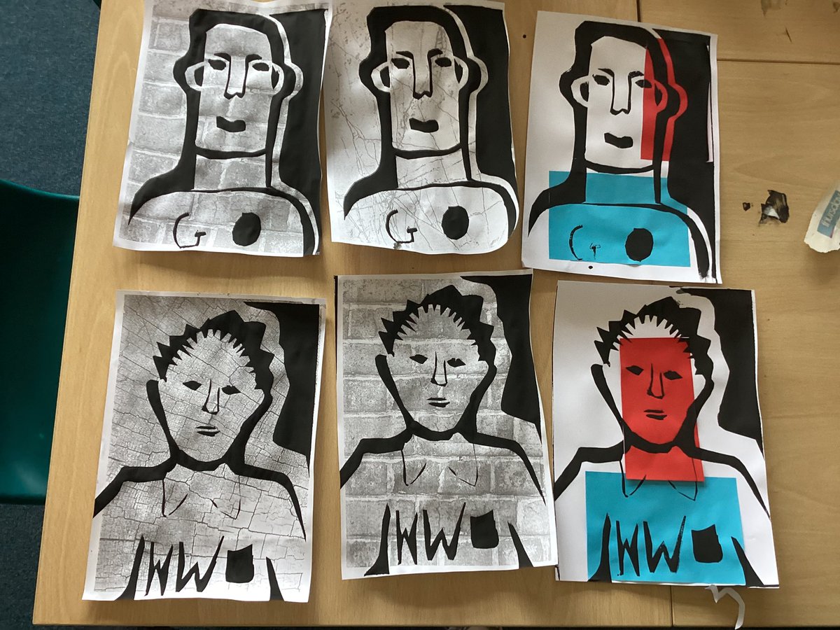 HeathfieldPNS's tweet image. Some of our Cougar and Panther year 6s lasted through the heat this afternoon and made some great screen prints #focusedonenrichment #eagertolearn