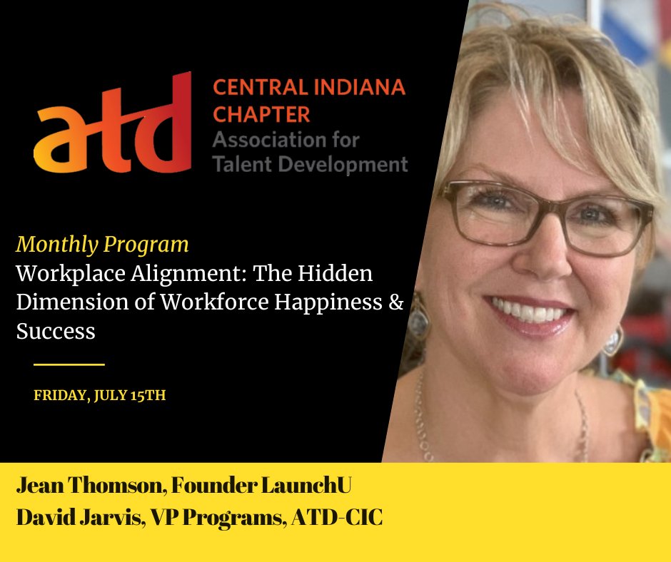 In case you missed the July Monthly Program, here's a recap:

Jean visited ATD CIC in July and presented the human and organizational impacts of The Great Resignation while exploring the role of talent development professionals to positively impact employee retention efforts.