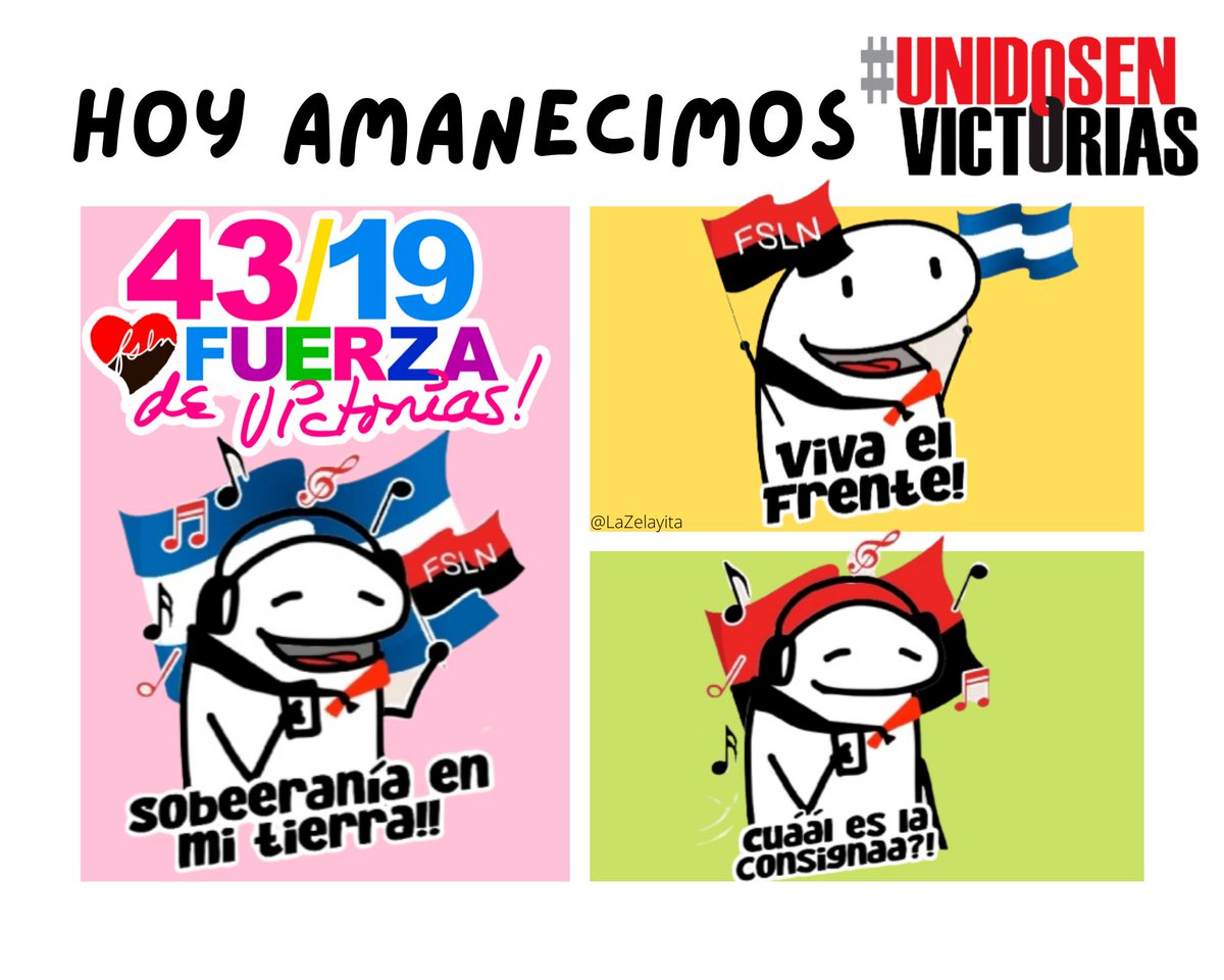 #UnidosEnVictorias 
#4319FuerzasDeVictorias 
#Nicaragua