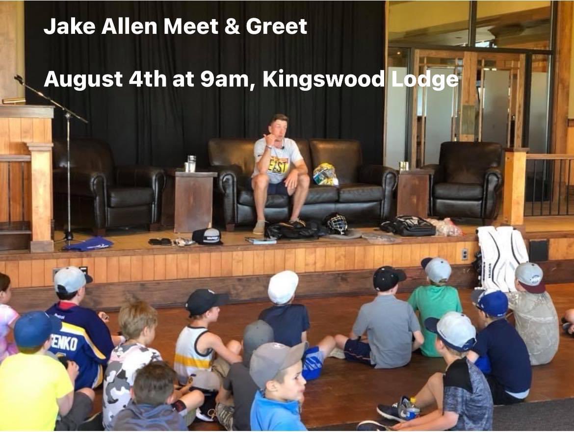 2022 Youth Meet & Greet with @34jallen at @Kingswood_Lodge Thursday, Aug 4th at 9am, we welcome youth and their family to join us for an hour of questions & answers, giveaways, and a chance to have a photo with Jake! See you there! #JakeAllenClassic @CityFredGov @CanadiensMTL