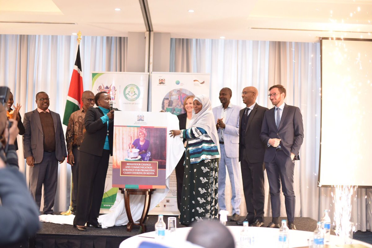 This morning, 🇩🇪 Head of Dev. Cooperation Daniel Guenther was joined by Officials from various 🇰🇪 Ministries and the CoG to launch the Behaviour Change &amp; Communication Strategy for #CleanCooking. The Strategy was developed by <a href="/giz_gmbh/">GIZ</a> &amp; GoK. #ClimateFriendlyCooking #GHG #NDC
