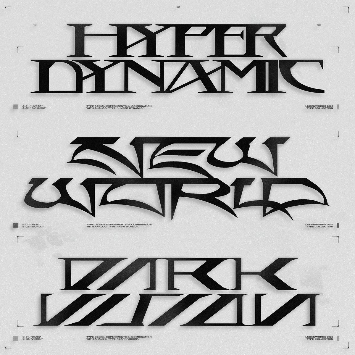 Working on new typefaces. Which one do you like the most?

#logo #logodesign #type #typedesign #typedesigner #typeface #lettering #customtype #typographydesign
#typographyclub #typographydaily #typographyinspire 
#goodtype #thedailytype #typeverything #typespire #alphabet