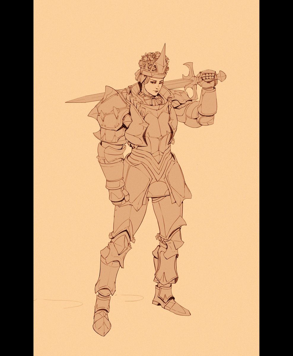 ManuelDuPong's tweet image. Process of previous sketch.