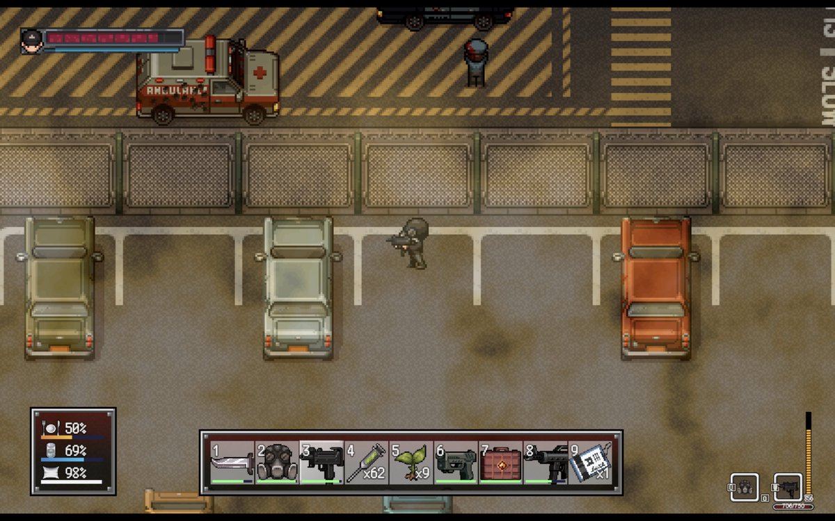 Corpse_Mansion's tweet photo. Here's the parking lot I been working on for the exterior of the Old Hospital. #indiedev #indiegame #Steam #earlyaccess #survivalhorror #ComingSoon https://t.co/rLOvkJFl1T