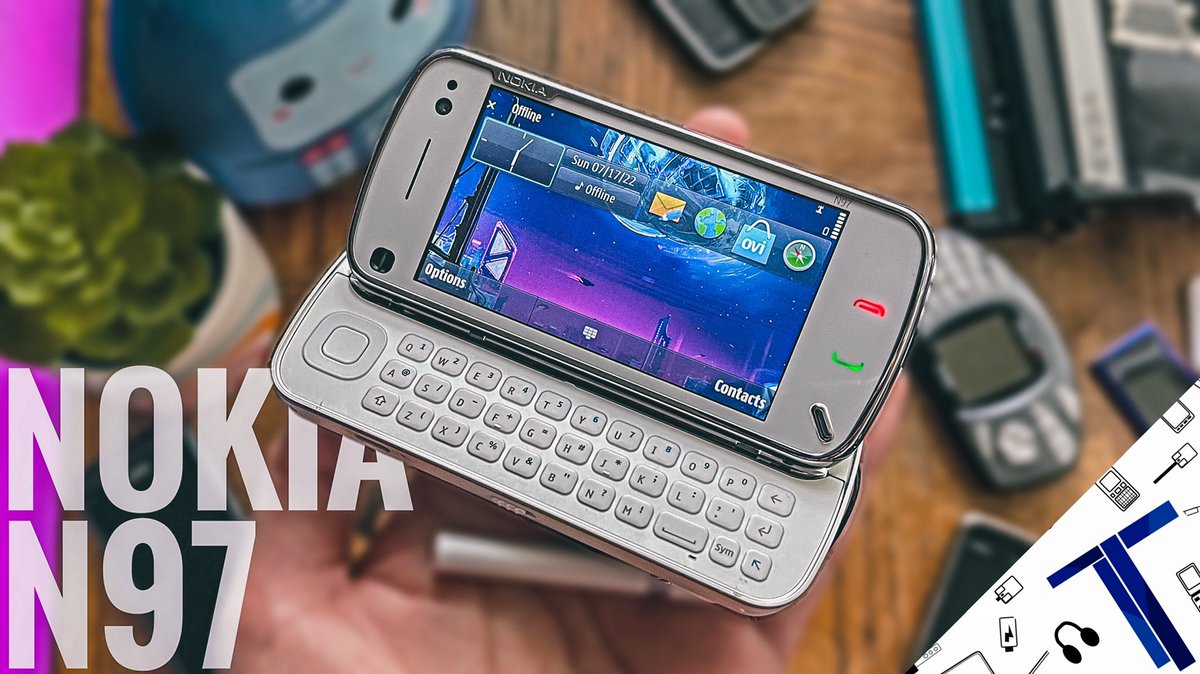 Techformativ557's tweet photo. #Nokia N97 retro #Review in 2022! 😎✅
One of Nokia's best and worst devices. A device that should have ruled the market but fell short, how does it hold up in 2022?🔥✅✅🚀

✅💥 Video Link - https://t.co/P5iEwNKgjE

#tech #technology #youtube #SMARTPHONE #vintage #retro https://t.co/JClIMdGKn8