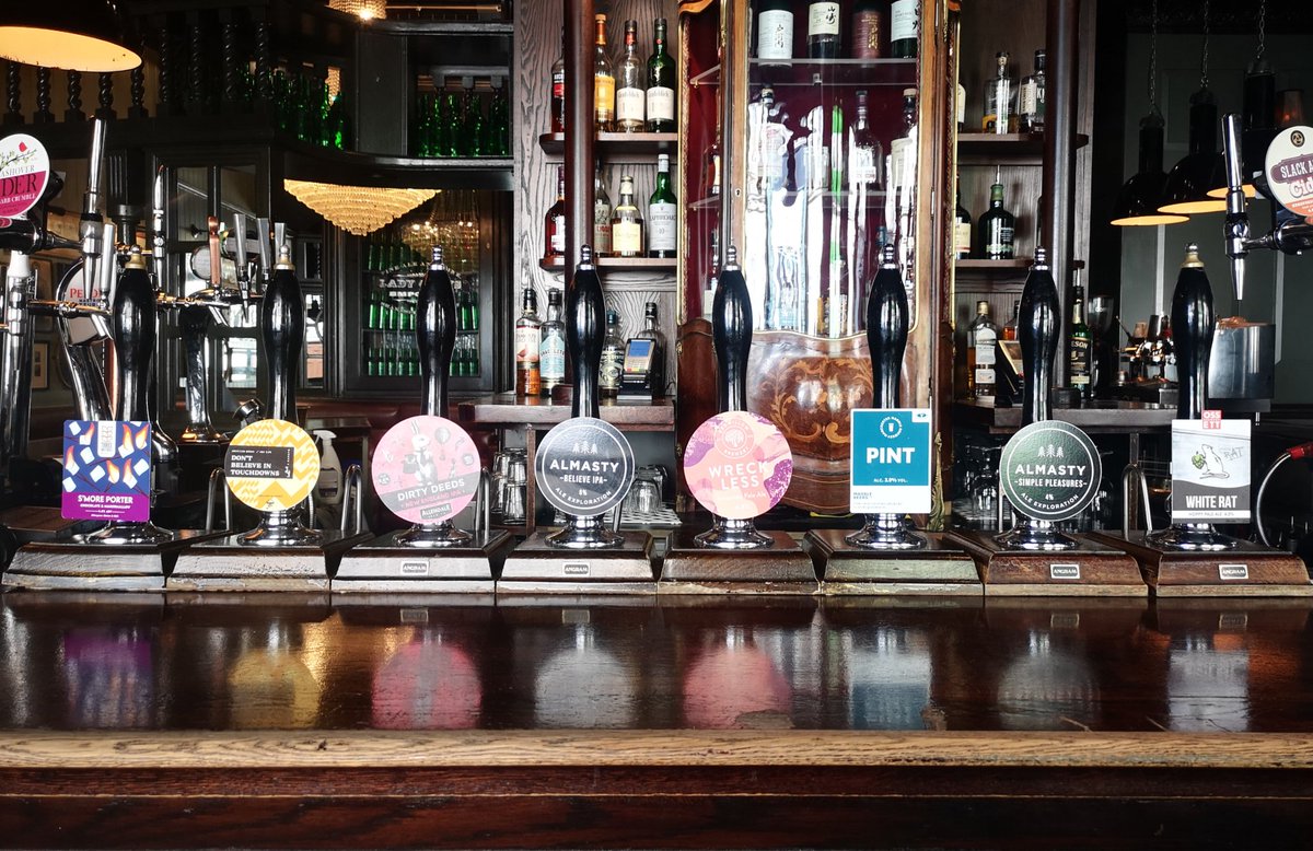 Lady Greys (@ladygreysbar) on Twitter photo Get hydrated with today's cracking lineup.
<a href="/ThreeBrewing/">ThreeBrothersBrewing</a> - S'More Porter
<a href="/BlackLodgeBrew/">Black Lodge Brewery</a> - Don't Believe in Touchdowns
<a href="/AllendaleBrewCo/">Allendale Brewery</a> - Dirty Deeds
<a href="/AlmastyBrewCo/">Almasty Brewing Co</a> - Believe IPA and Simple Pleasures
<a href="/redwillowbrew/">Redwillow Brewery</a> - Wreckless
<a href="/marblebrewers/">Marble Brewery</a> - Pint
<a href="/ossettbrewery/">Ossett Brewery</a> - White Rat Get hydrated with today's cracking lineup.
<a href="/ThreeBrewing/">ThreeBrothersBrewing</a> - S'More Porter
<a href="/BlackLodgeBrew/">Black Lodge Brewery</a> - Don't Believe in Touchdowns
<a href="/AllendaleBrewCo/">Allendale Brewery</a> - Dirty Deeds
<a href="/AlmastyBrewCo/">Almasty Brewing Co</a> - Believe IPA and Simple Pleasures
<a href="/redwillowbrew/">Redwillow Brewery</a> - Wreckless
<a href="/marblebrewers/">Marble Brewery</a> - Pint
<a href="/ossettbrewery/">Ossett Brewery</a> - White Rat