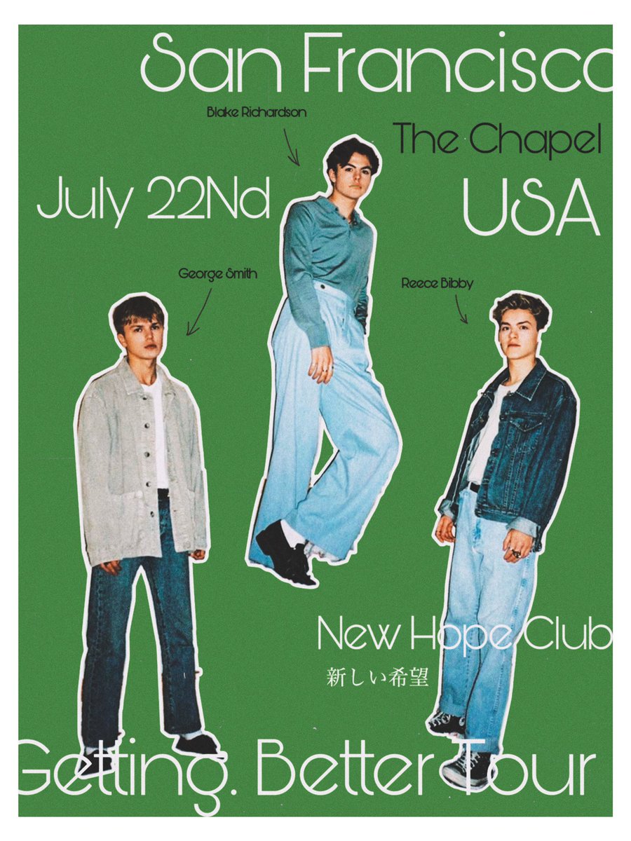 hojiche_723's tweet photo. #GettingBetterTour
San Francisco Show 💚
Hope you like it!! @NewHopeClub https://t.co/vvwh5wU4fE