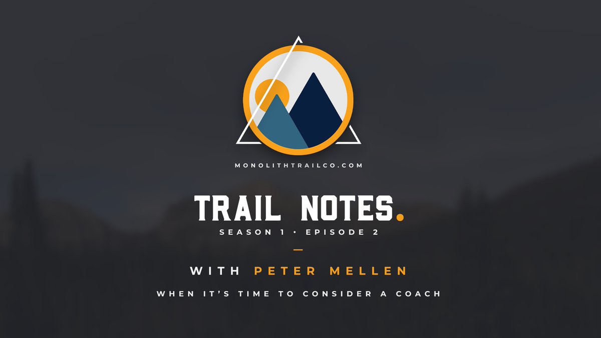 monolithtrailco's tweet photo. 👏 TOMORROW NIGHT! 👏

Join us at 7p CST Wednesday, July 20 for a livestream of Trail Notes with our guest and Monolith Trail Team member Peter Mellen! We're going to talk about all things coaching--when it's time to hire one, what to look for, and so much more. We'll be live... https://t.co/2TeduTPicX