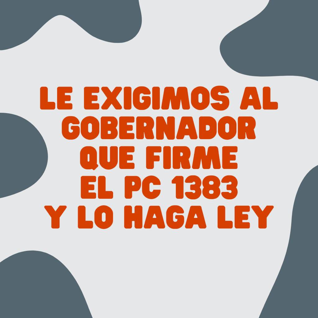 Ahora.Llame <a href="/fortalezapr/">Puerto Rico Governor's Office</a> 7877217000 para que <a href="/pedropierluisi/">Pedro R. Pierluisi</a> firme el #PC1383. Se rumora que el Gobe va vetar el proyecto #FueraLuma #QueremosSol #NoALaPrivatizacion #puertorico <a href="/manuelnatal/">Manuel Natal Albelo</a> <a href="/MarianaRep/">Rep. Mariana Nogales Molinelli</a> <a href="/yovelezarcelay/">Yolanda Velez</a> <a href="/ValeriaCollazoC/">Valeria Collazo</a> <a href="/shainacaban/">Shaina I. Cabán</a> <a href="/RayosxTelemundo/">Rayos X</a> <a href="/ElUrbanistaPR/">El Urbanista</a>