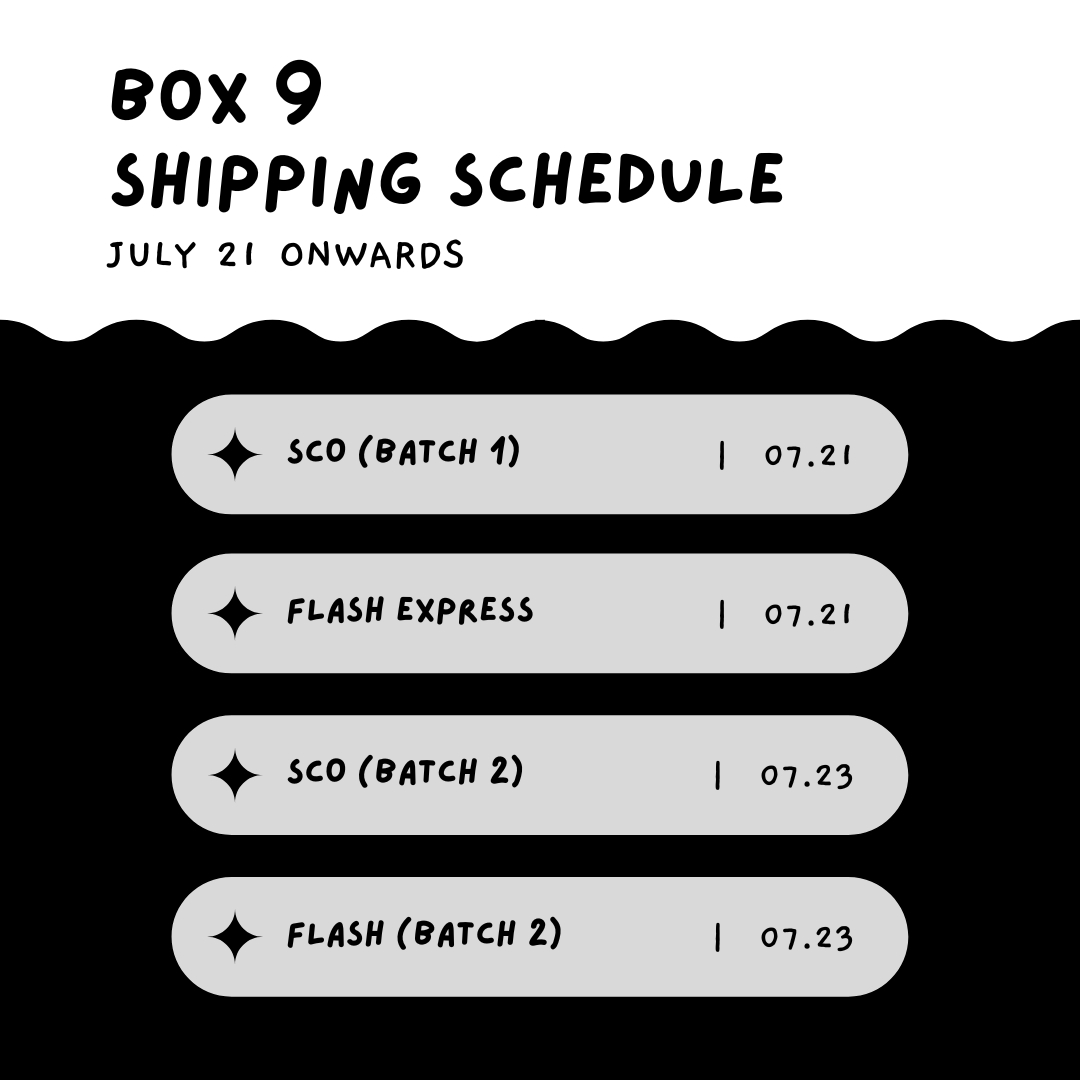 atinyvilleph's tweet photo. 📢 NOTICE (SHIPPING NOTICE)
🗓️ JULY 19, 2022

Good evening! Shipping notice was already sent via email except for those whom I can't find the email in the payment form 😁 Please check your inbox or spam messages.

Please be guided as well with the shipping schedule below 🤍 https://t.co/ekv27oIaS3