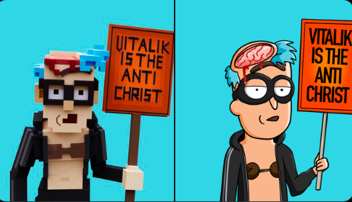_AntiHero___'s tweet photo. We know that @borgetsebastien and @TheSandboxGame like @srpeters works.
Now they are both in #Paris at the same time.
Just one word = #voxel ? 
#GodHatesNFTees $SAND #SAND #Sandbox #SandboxGame #TheSandboxGame #Voxel #NFTCommunity #ApeHaterClub @ApeHaterClub 
@VoxelxDiamondsx https://t.co/UCCFDHASxs