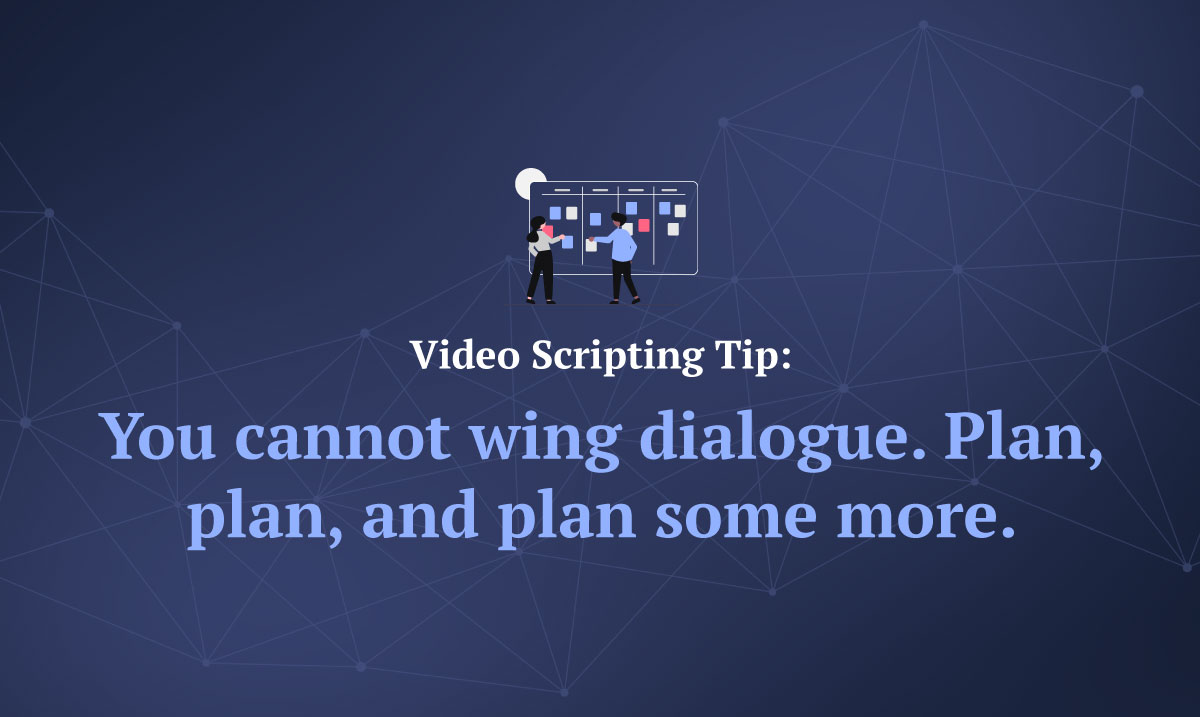 For those just getting started with video strategy, you cannot ad lib. It just doesn't work—structure and organization matter. 📝 It would help if you put the pre-planning time in to ensure success and use your colleagues' time best. #TipTuesday
