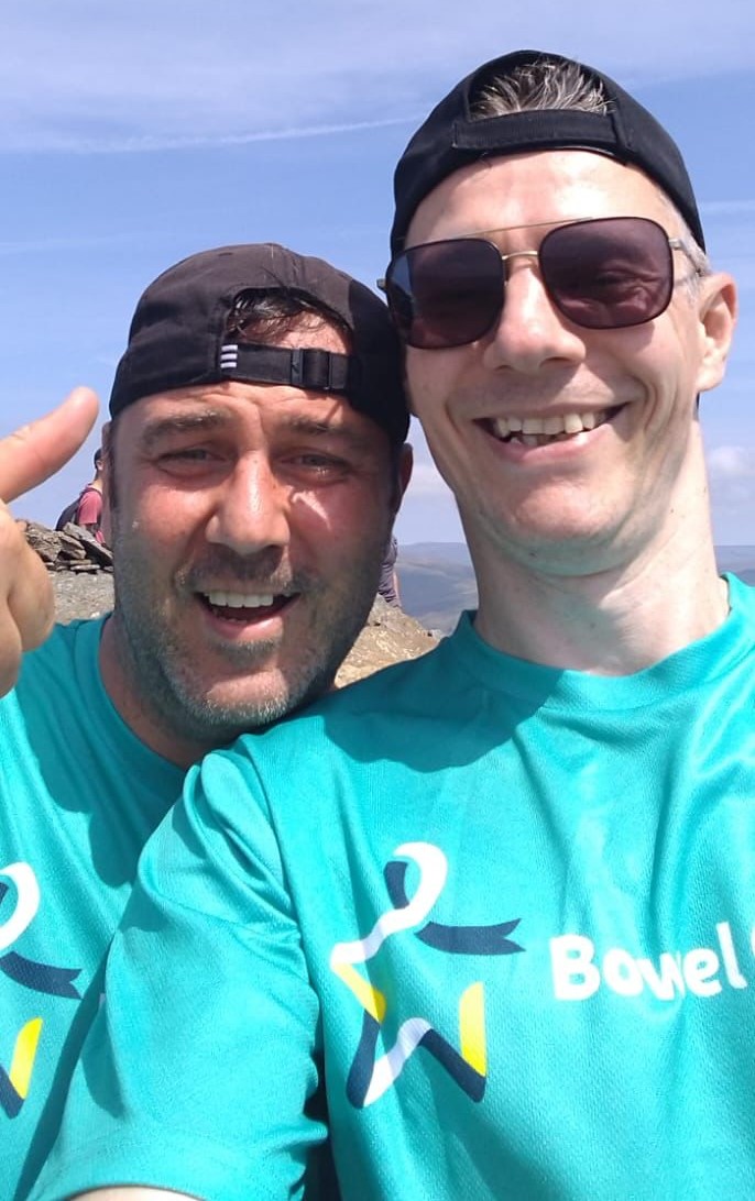 StHelensCollege's tweet photo. On Saturday, tutors Chris and Kelvin took on the Yorkshire Three Peaks Challenge to raise money for @bowelcanceruk, in memory of Chris’ brother Darren. 💛
Despite the scorching heat, the team completed the challenge in under 12 hours and raised over £7,000!! 👏 #TeamDaz https://t.co/SBuotq14Su