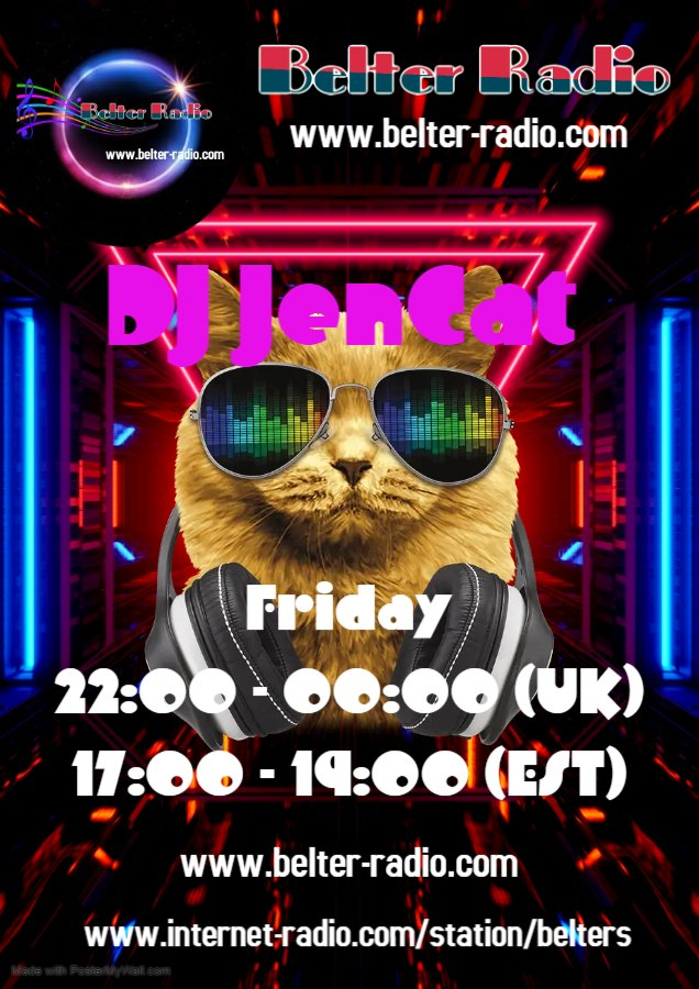 DJ JenCat (@djencat) on Twitter photo My sponsor <a href="/HiSQ_Official/">HiSQ ("The Story So Far" single with Minna Ora)</a> β€οΈ This Friday, 7/2222, π±for "Jammin with JenCat" on <a href="/BelterRadio/">Belter Radio</a> great indies. Join us in chat! 5-7 pm EST 2200 till 0000 UK belter-radio.com belter-radio.com/chat Airing <a href="/HiSQ_Official/">HiSQ ("The Story So Far" single with Minna Ora)</a> <a href="/CalumJonesMusic/">Calum Jones Music</a> <a href="/AlxBedford/">Alex Bedford</a> <a href="/AdeleAndAndy/">Adele & Andy</a> My sponsor <a href="/HiSQ_Official/">HiSQ ("The Story So Far" single with Minna Ora)</a> β€οΈ This Friday, 7/2222, π±for "Jammin with JenCat" on <a href="/BelterRadio/">Belter Radio</a> great indies. Join us in chat! 5-7 pm EST 2200 till 0000 UK belter-radio.com belter-radio.com/chat Airing <a href="/HiSQ_Official/">HiSQ ("The Story So Far" single with Minna Ora)</a> <a href="/CalumJonesMusic/">Calum Jones Music</a> <a href="/AlxBedford/">Alex Bedford</a> <a href="/AdeleAndAndy/">Adele & Andy</a>
