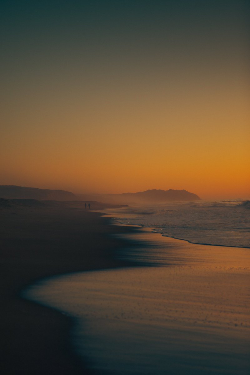 let’s walk on the beach during sunset