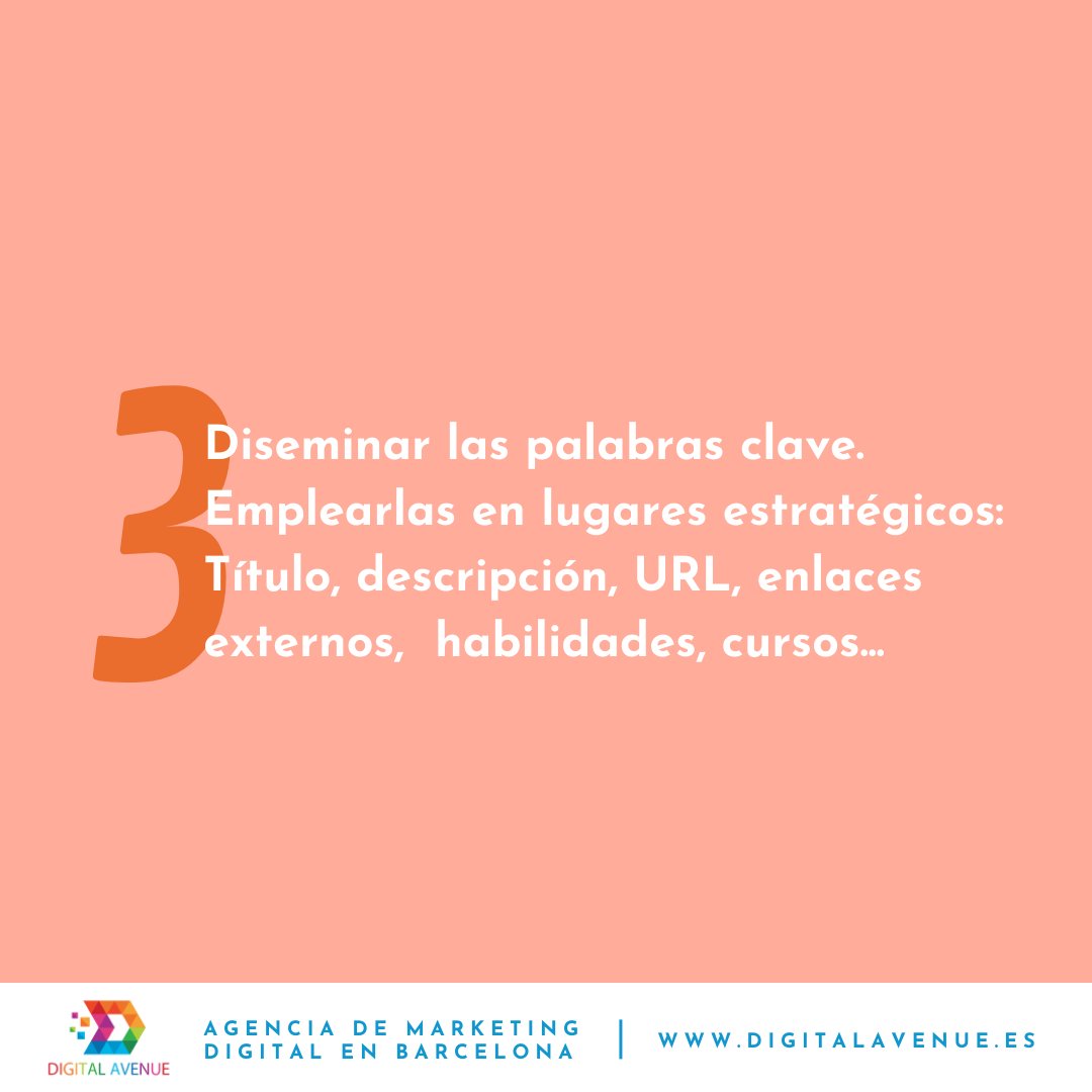 DigitalAvenueES's tweet photo. El SEO también está presente en #LinkedIn, es él quien determina que unos perfiles aparezcan en nuestras búsquedas o no. 

¡Estos son los 3 puntos más importantes! 👀 https://t.co/dPBlafMqls