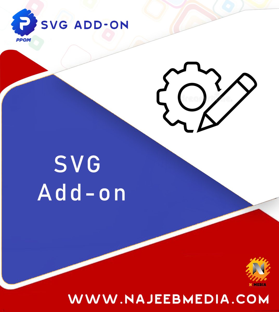 nmedia82's tweet photo. https://t.co/KrDPwV5gpD
#PPOM #SVG Add-on is a new #product #designer #plugin. Now you can create and #upload your SVG template for complex designs
#AI #appdevelopment #webdevelopment #webdesign #python3 #programming #javascript #100DaysOfCode #MachineLearning #NMedia https://t.co/nN1X3MeB7c