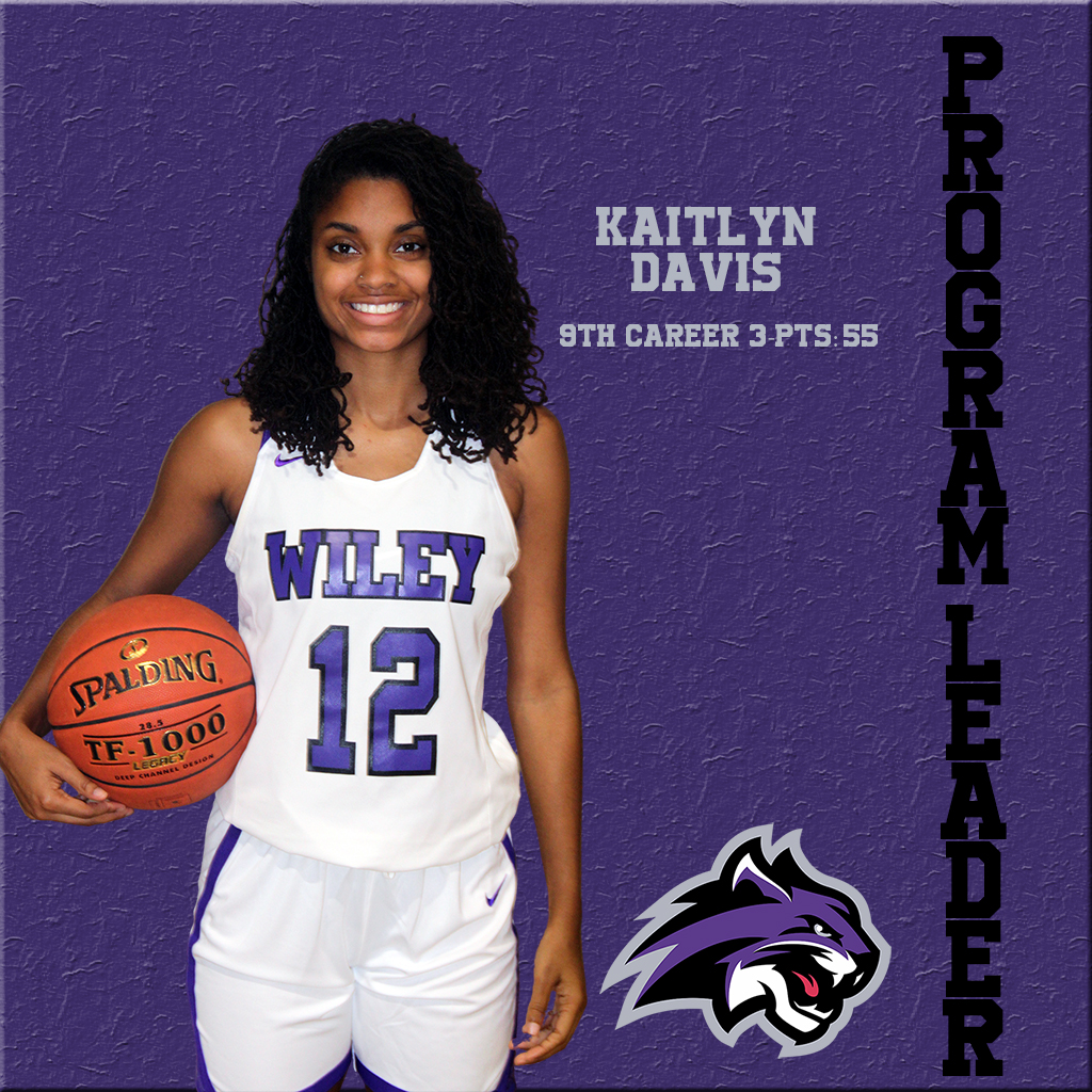 WileyAthletics's tweet image. Congrats to Kaitlyn Davis on joining the #ProgramLeaders in 3-pointers! We&apos;re looking forward to her climbing higher on the list this season. #FeartheClaws