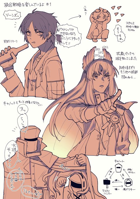 統合戦略楽しい その1 - zo_tuite #アークナイツ #poipiku https://t.co/OEFHp6klMq 