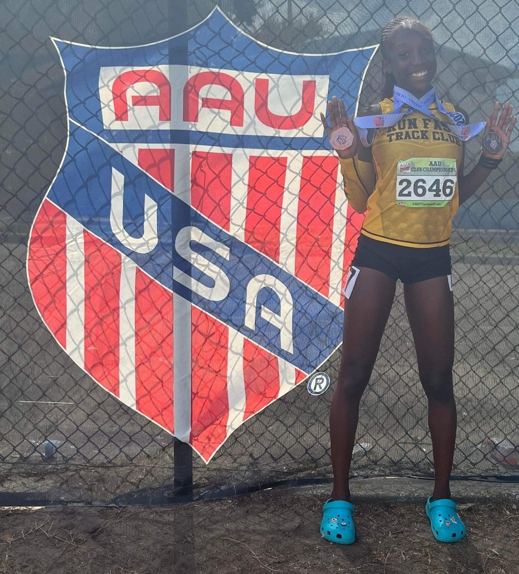 quincyesimon23's tweet photo. This was such an amazing experience.  So glad I had the opportunity to compete amongst the best AAU track and field athletes.  I'm looking forward to the Junior Olympics in North Carolina.  Let's geaux!!! https://t.co/UnbYILUwxG