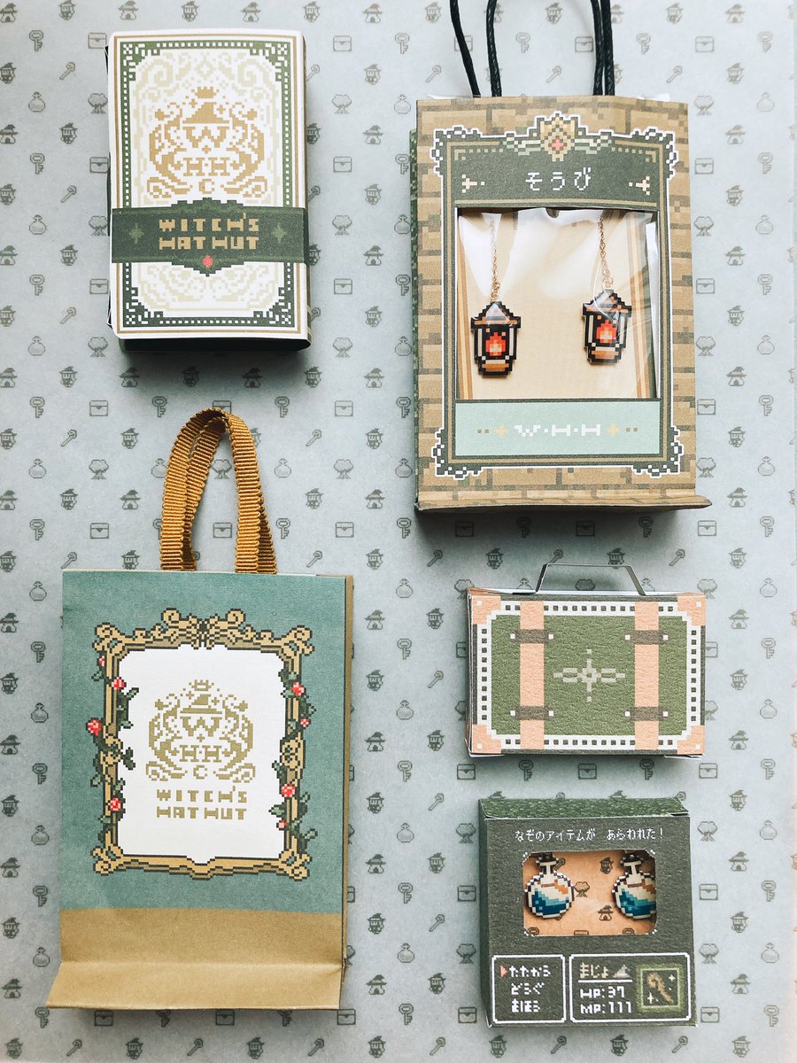 今回よく見たらドット絵なんですシリーズのヘアゴムを初めてお迎えいただきましたʕ•ᴥ•ʔ❤️ドット絵感満載ではなく、さりげないのでどんなテイストにも合う感じです( ˘ω˘ )

ランプとポーションはやはり人気ですね。。‼️喜んでいただけますように✨