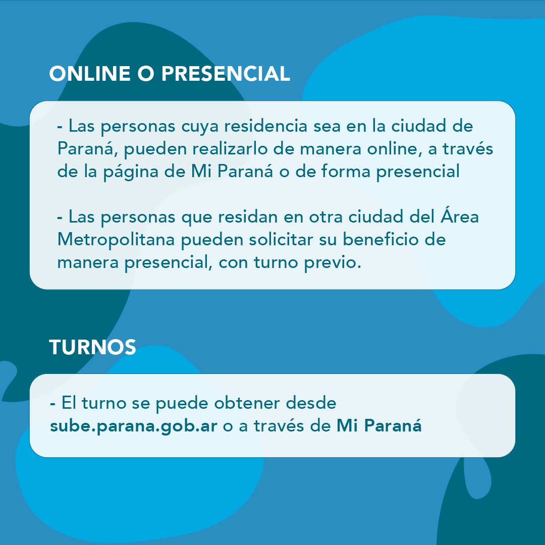 SecTransporteer's tweet photo. El trámite puede realizarse de manera presencial. Se debe sacar turno en https://t.co/pmdDRUQzrL y asistir el día y horario asignado a la Unidad de Gestión SUBE (Av. Almafuerte 233). De lunes a viernes de 8 a 18hs https://t.co/12myFDqn9d