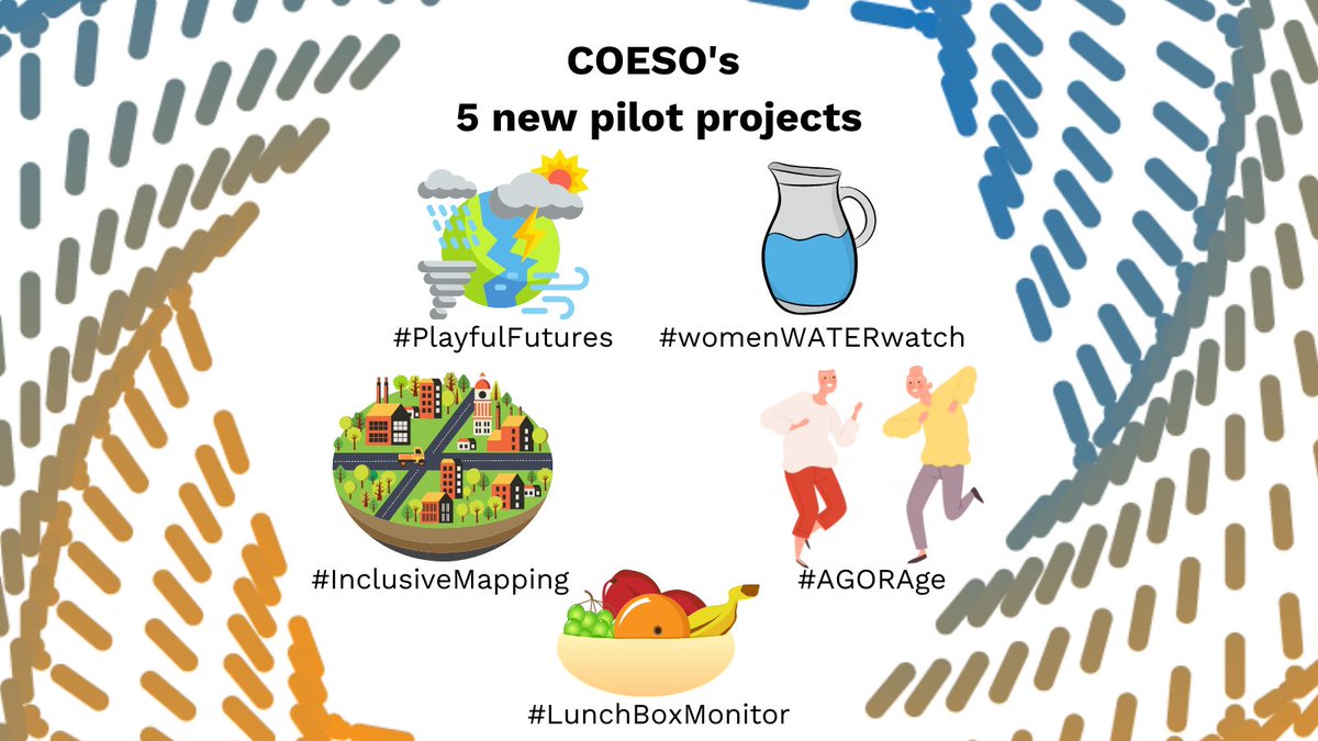 COESOEU's tweet photo. #COESO's new #ParticipatoryResearch pilot projects address the challenges of #ClimateChange, #UrbanPlanning with citizens of diverse abilities, #ageing well-being, children’s #nutrition and managing #WaterQuality. Learn more here: 

https://t.co/PeBj1lLTIm

@OPERASEU #SSH #CitSci https://t.co/oyySQkb093