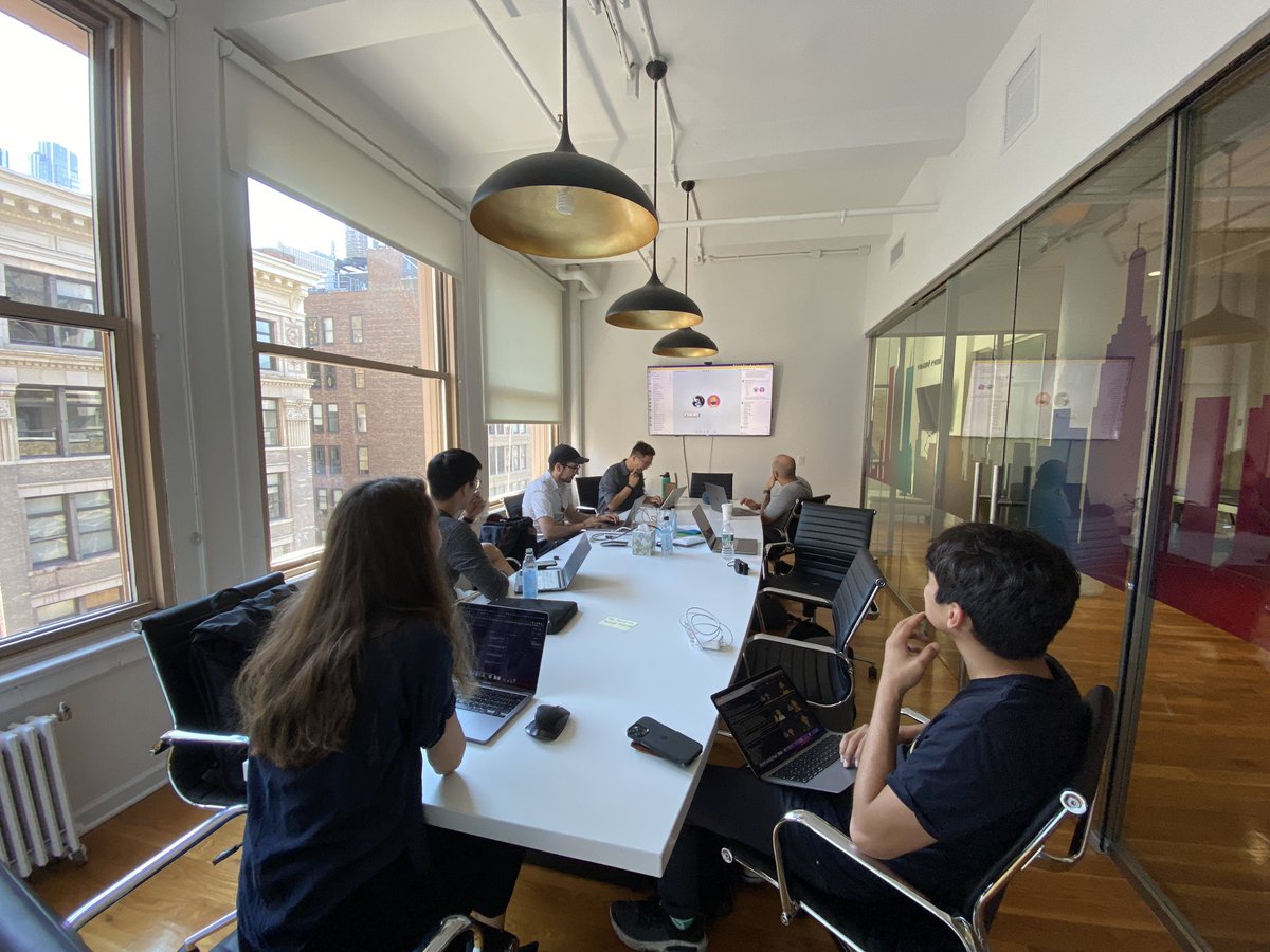 We’re working in NYC this week! 🌆

Thank you @ruckerparkvc for letting us work from your office 😊