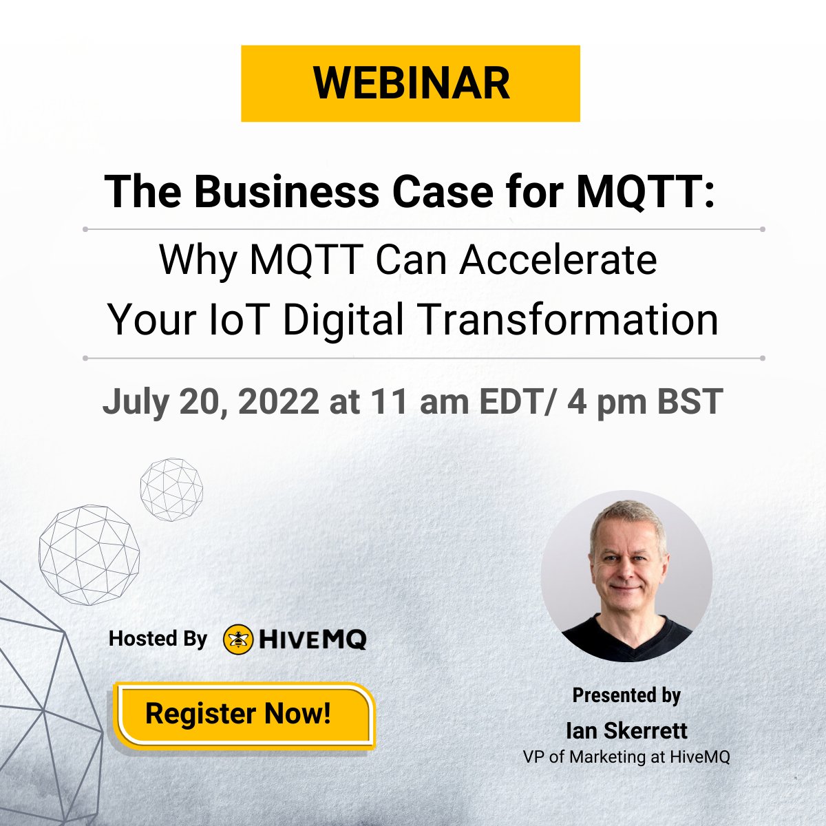 HiveMQ's tweet image. 💻 We are all set for our webinar tomorrow! 💻 Join us to learn how various #industries use the #MQTTProtocol and how they have benefited from its implementation. Lots of real-life examples to see. REGISTER NOW ➡️ okt.to/XhnpoG  ⬅️