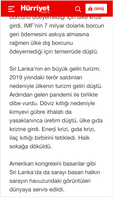 Abdülkadir Selvi burada işsiz kalırsa Sri Lanka'da kaçan cumhurbaşkanına danışman olabilir. Sri Lanka'da Cumhurbaşkanı Gotabaya Rajapaksa'nın yakın akrabaları bile onu böyle savunmadılar.